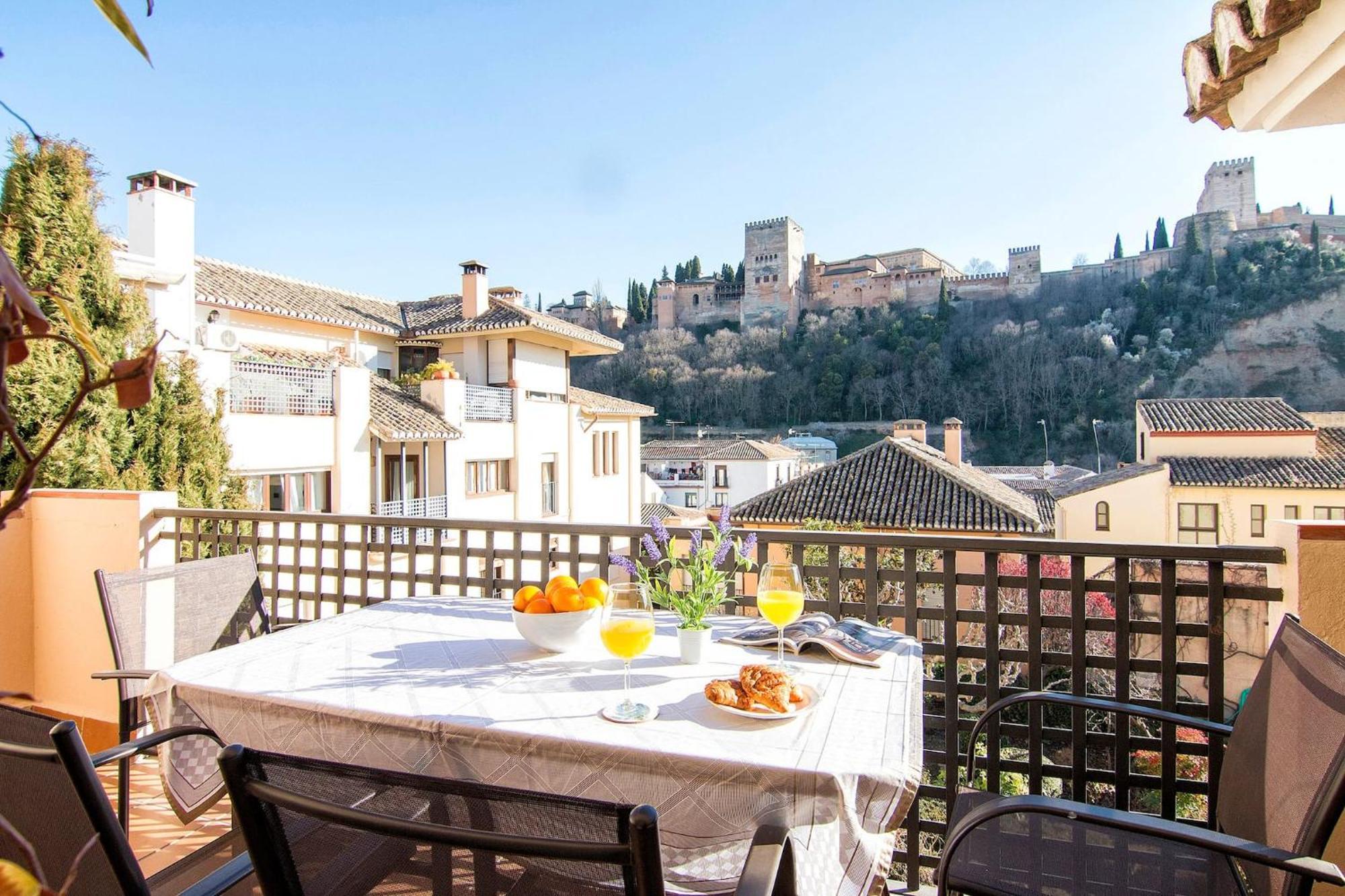 Chezmoihomes Alhambra Penthouse 2 Private Terraces Granada Exterior photo